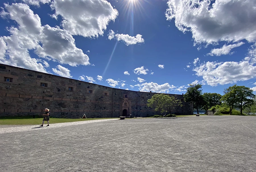 The retreat was in a beautiful spot on the Oslo Fjord.